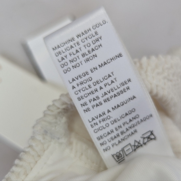 Good American Swim Top Women Crinkle Always Fits Twist Bikini Swimsuit - Picture 10 of 12